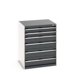 Bott armoire  tiroirs cubio - hauteur 1000 mm larg. 800 mm prof. 750 mm . . .