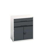 Bott armoire � tiroirs verso - hauteur 900 mm larg. 800 mm nbre de tiroirs 2 + . . .