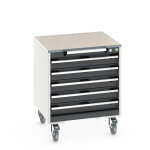 Bott caisson mobile cubio 4 ou 5 tiroirs - hauteur 785 / 790 mm larg. 650 mm . . .