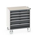 Bott caisson mobile cubio 5 tiroirs - hauteur 885 / 890 mm larg. 800 mm type de. . .