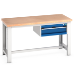 Bott etabli cubio  plateau bois et 1 tiroir dim. plateau lxp 1500 x 750 mm