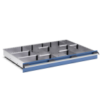 Bott kit s�parateur tiroirs - hauteur 100 / 125 mm nbre de compartiments 13