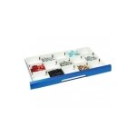 Bott s�parateur m�tallique - 15 compartiments haut. tiroir 100