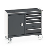 Bott servante d'atelier cubio � portes et / ou tiroirs - largeur 1050 mm type de. . .
