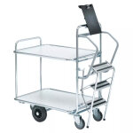 Ergobjorn chariot � grand plateau pour pr�paration de commandes nbre de plateaux 2 . . .