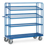 Fetra chariot � �tag�res en treillis inclinables