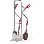 Fetra diable alu �quip� de patins dim. pelle lxp 320 x 250 mm type de roues. . .