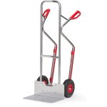 Fetra diable alu �quip� de patins dim. pelle lxp 480 x 300 mm type de roues. . .