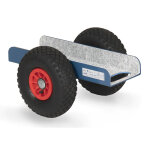 Fetra rouleur de panneaux avec support en u matire roues caoutchouc