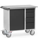 Fetra servante �tabli moderne - 1 coffre et 4 tiroirs mod�le sans rebords