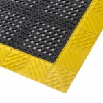 Notrax caillebotis industriel alvol antifatigue en pvc dim. lxl sur mesure