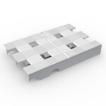 Plastex caillebotis robuste idal en chambres froides coloris blanc