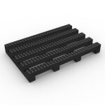 Plastex caillebotis robuste pour tout milieux dim. lxl 60 cm x 10 m coloris noir
