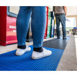 Plastex tapis antidrapant conomique avec marquage altern long. 1 m larg. 91 cm