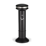 Rubbermaid cendrier extrieur sur socle grande capacit