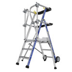 Tubesca - comabi plateforme fixe sherpamatic - tubesca nbre de marches 6 haut. travail. . .