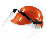 Uvex casque de chantier  visire en actate rglage glissire