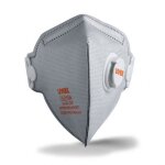 Uvex masque ffp2 pliable avec soupape et filtre carbone