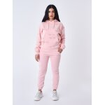 Project x paris bas de jogging � bandes all over signature rose xs