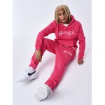 Project x paris bas de jogging basic full logo broderie fushia m