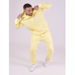 Project x paris bas de jogging basic full logo broderie jaune pastel xl