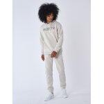 Project x paris bas de jogging broderie contour couleur - greige, taille - s