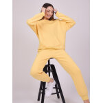 Project x paris bas de jogging broderie relief jaune pastel s