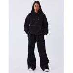 Project x paris bas de jogging droit cosy couleur - noir, taille - xs