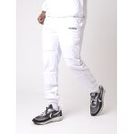 Project x paris bas de jogging empi�cement nylon matelass� carr� blanc xl