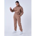 Project x paris bas de jogging avec surpiqure marron caf� xs