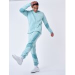 Project x paris bas de jogging two tone couleur - cyan, taille - xl