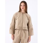 Project x paris blouson bomber crop couleur - beige, taille - l Project x paris blouson bomber crop couleur - beige, taille - l