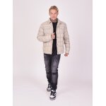 Project x paris blouson style biker matelass beige m