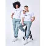 Project x paris cargo multi - poches unisexe avec serrage lastique couleur - bleu vert, taille - 32