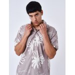 Project x paris chemise all over esquisse fleurie taupe m