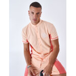 Project x paris chemise col mao bicolore couleur - pche, taille - l