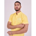 Project x paris chemise col mao style maille jaune m