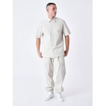 Project x paris chemise effet froissé a poches couleur - beige, taille - m Project x paris chemise effet froissé a poches couleur - beige, taille - m