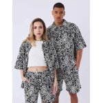 Project x paris chemise unisexe kalash x pxp  motifs naturel couleur - bleu, taille - m