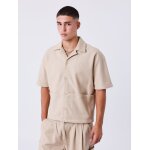 Project x paris chemise manche courte boxy couleur - beige, taille - s Project x paris chemise manche courte boxy couleur - beige, taille - s