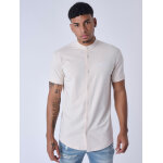 Project x paris chemise manches courtes col mao couleur - ivoire, taille - s