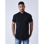 Project x paris chemise manches courtes col mao couleur - noir, taille - s