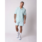 Project x paris chemise manches courtes full logo couleur - vert d'eau, taille - s