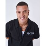 Project x paris chemise manches courtes uni  poches couleur - noir, taille - s