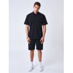 Project x paris chemise manches courtes uni textur couleur - noir, taille - s
