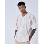 Project x paris chemise style maillot de baseball en matire textur couleur - ivoire, taille - s