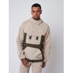 Project x paris coupe - vent � capuche enfilable clips beige xl