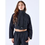 Project x paris coupe - vent crop zipp couleur - noir, taille - xs