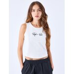 Project x paris crop top débardeur signature couleur - blanc cassé, taille - xs Project x paris crop top débardeur signature couleur - blanc cassé, taille - xs
