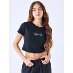 Project x paris crop top signature couleur - noir, taille - l Project x paris crop top signature couleur - noir, taille - l